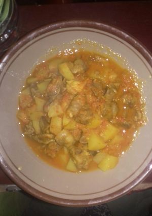 Foto resep Hati ayam dan ampela tumis kentang SAMBALADO