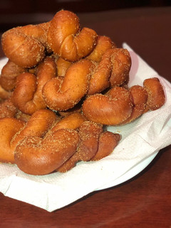 A picture of Twisted donuts.