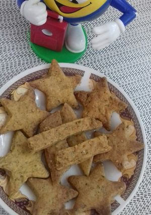صورة لوصفة بسكويت مالح بالزعتر