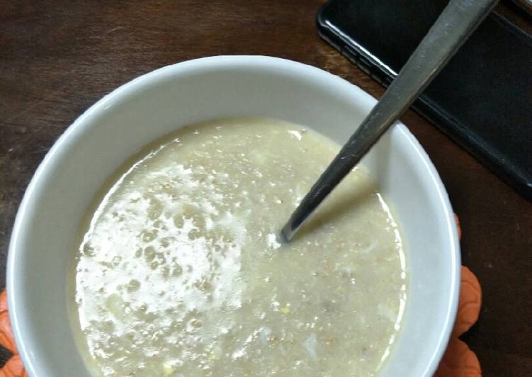 Recipe of Homemade Oats with egg