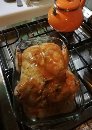 Una foto de Pollo relleno