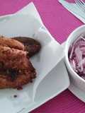 Hueveras de pescado fritas