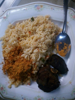 A picture of Simple jellof rice.