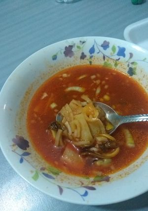 Una foto de Sopa de mariscos Lalo