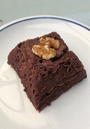 Una foto de Brownie al micro