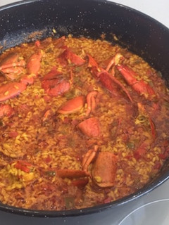 Una foto de Arroz con bogavante