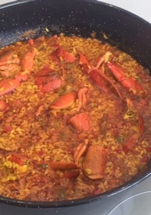 Una foto de Arroz con bogavante