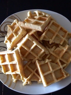 Una foto de Waffles de Quinoa