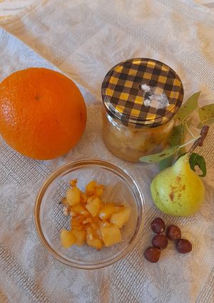 Körtés-narancsos diólekvár recept fotója