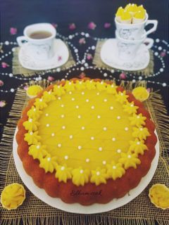 عکسی از دستور کیک حلوا🥮😍