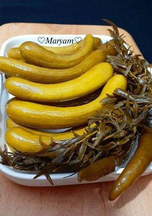 عکسی از دستور خیار شور بازاری