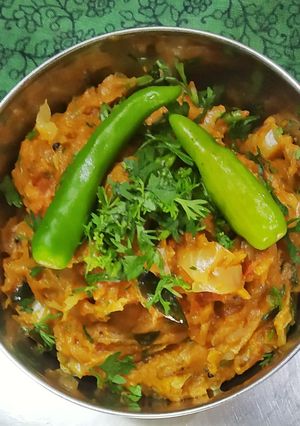 A picture of Cabbge besan.
