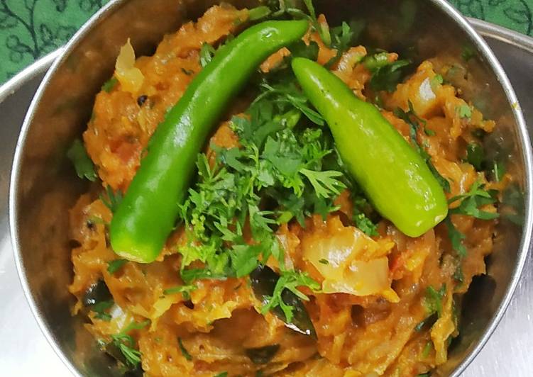 How to Make Recipe of Cabbge besan