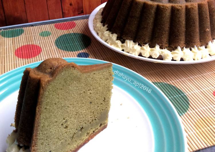 Resep Matcha pound cake, Enak