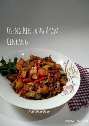 Foto resep Oseng Kentang Ayam Cincang
