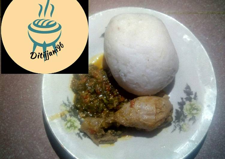 Good Tuwo da miyar ganye Recipe | Easy way to make Tuwo da miyar ganye how to make