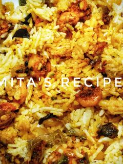कोळंबी बिर्याणी (Kolambi biryani recipe in marathi) रेसिपी चे मुख्य फोटो 