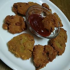 A picture of Chana dal bhajiya.