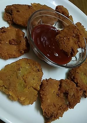 A picture of Chana dal bhajiya.