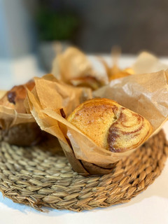 Foto principal de Muffins marmolados de vainilla y chocolate