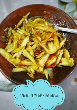 Foto resep Sambal pepat mangga muda