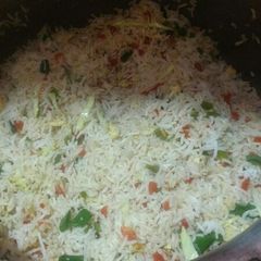 A picture of Veggi fried rice.