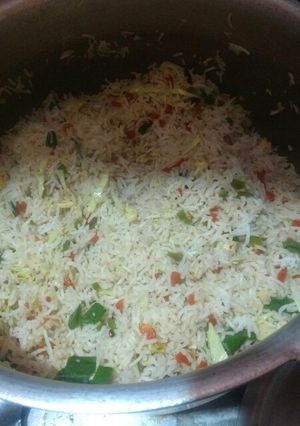 A picture of Veggi fried rice.