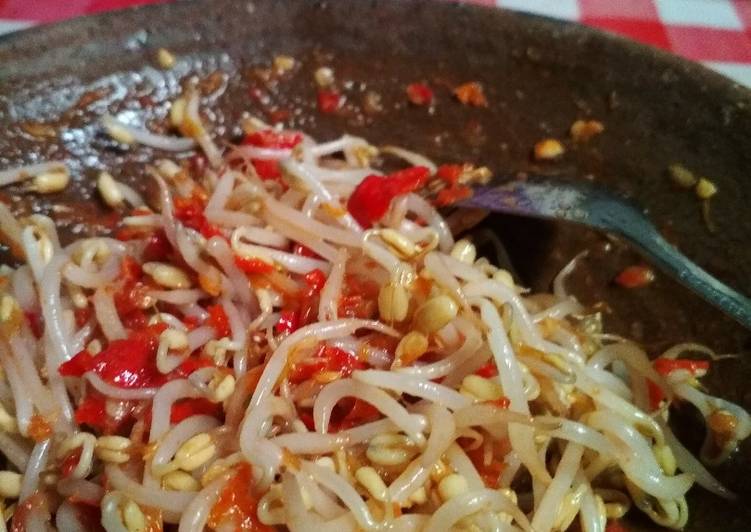 Resep Sambel kecambah / Tauge segar oleh Dapurgalski - Cookpad