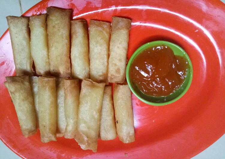 Kentang lumpia mini