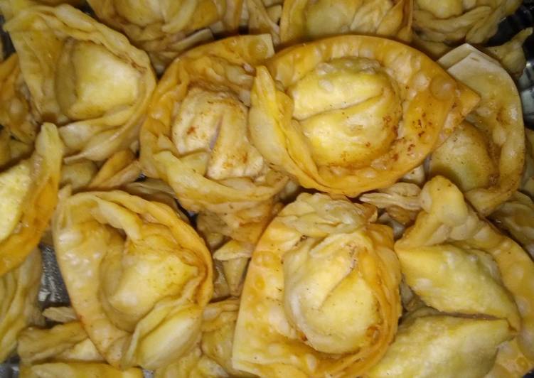 Bagaimana Menyiapkan Siomay Goreng&#34;Wonton&#34; Anti Gagal