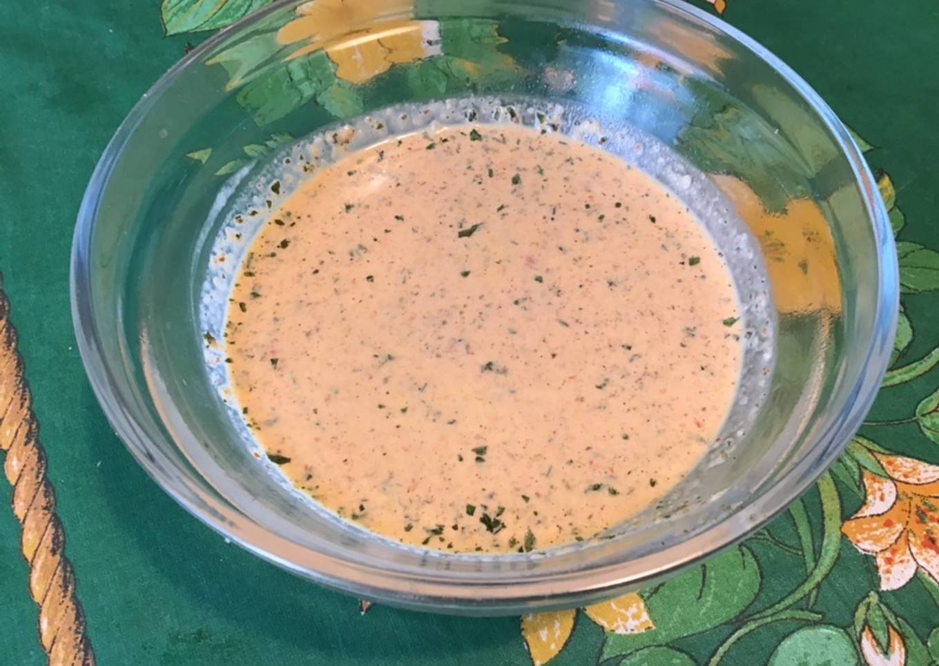 Marinade aux épices,moutarde et sauce tomate