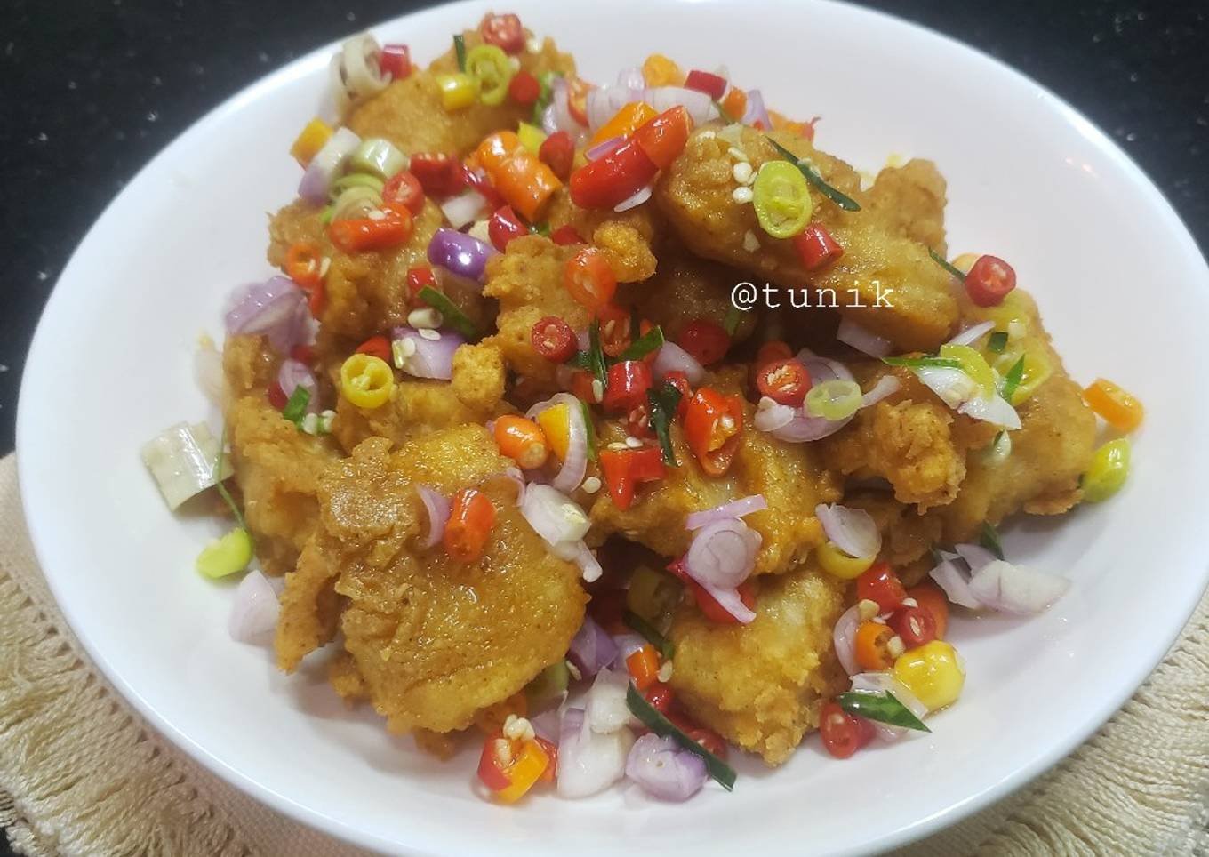 Dori Crispy sambal matah