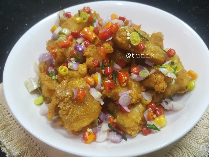 Cara Mudah Menyiapkan Resep  Dori Crispy sambal matah yang Bikin Ngiler, Sempurna