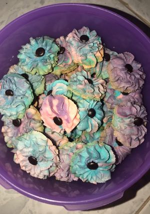 Foto resep Semprit Susu Rainbow