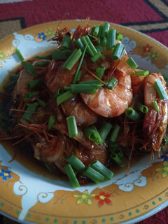Foto resep Udang saus tiram pedas