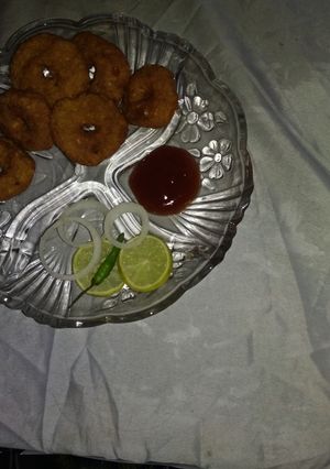 A picture of Urad dal ke bade.