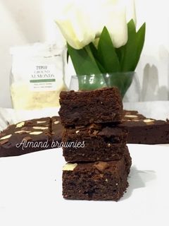 Foto resep Almond Brownies (gluten-free)