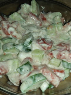 A picture of Creamy Vegetables Salad.
