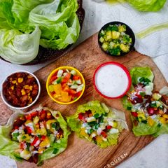 A picture of Healthy Lettuce Wraps.