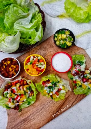 A picture of Healthy Lettuce Wraps.