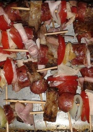 Una foto de Brochettes ricos y fáciles