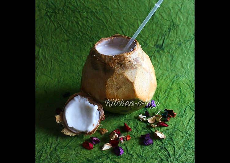 Steps to Prepare Homemade Coconut Cream Shake