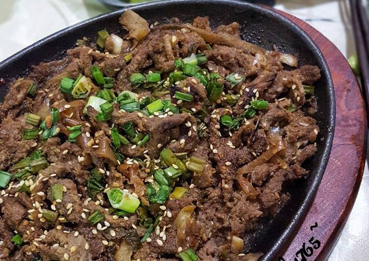 Resep Bulgogi 블고기 /Korean Style Maninated Beef Barbecue, Bikin Ngiler