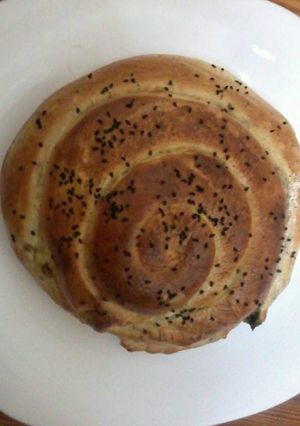 صورة لوصفة محنشة بالسلق بعجينة سحرية