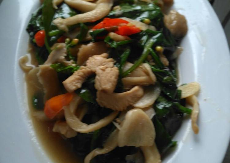 Cah jamur ayam gingseng jawa