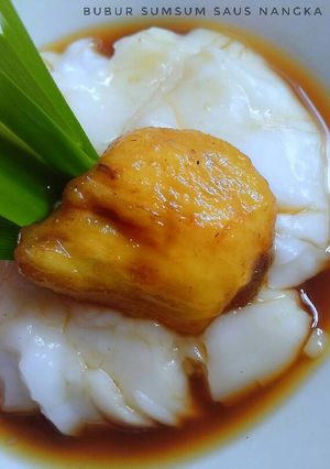 Foto resep Bubur sumsum saus nangka
