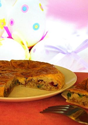 A picture of Easter Pie.