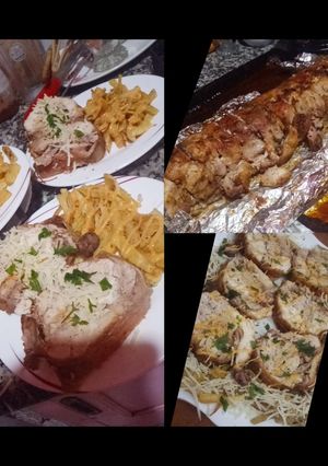 صورة لوصفة دجاج فارسي 🍴🥲😋 معمر بالكفتة
