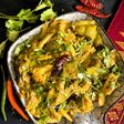 Phulkopir Data Chorchori (Cauliflower Stems Stir Fry - Bong Style)