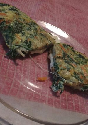 Una foto de Omelette de acelga